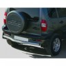 Защита заднего бампера с алюминиевым листом для B@3 2123 "Chevrolet Niv@" купить недорого с доставкой в Балашиха
