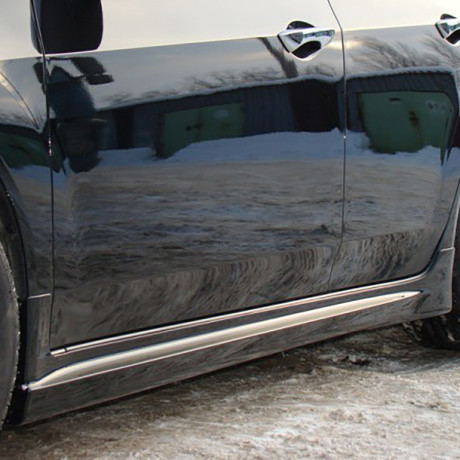 Накладки на пороги "Mugen Style" для Honda Accord VIII (2008-2013) купить недорого с доставкой в Балашиха