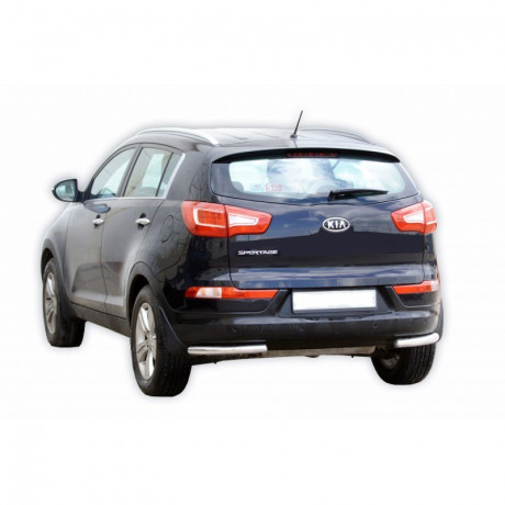 Защита заднего бампера «Уголки» (d51) для Kia Sportage (2010-2015)(Окрашенное) купить недорого с доставкой в Балашиха