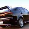 Накладки на пороги "2.0" для Mitsubishi Lancer X (2007-2016) купить недорого с доставкой в Балашиха