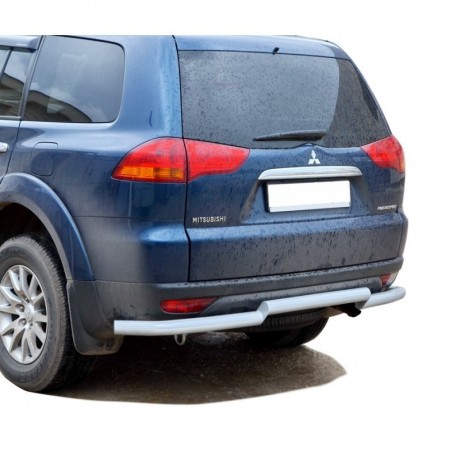 Защита заднего бампера «Каскад» (d63,5) для Mitsubishi Pajero Sport (2008-2013)(Окрашенное) купить недорого с доставкой в Балашиха