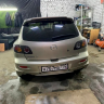 Накладка (юбка) на задний бампер для Mazda 3, хэтчбэк (2003-2009) купить недорого с доставкой в Балашиха