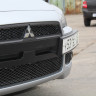 Воздуховоды радиатора в передний бампер (Цельные) var №2 для Mitsubishi Lancer X (2007-2010) купить недорого с доставкой в Балашиха