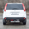 ТСУ /съемный квадрат/ с НЕРЖ накладкой NISSAN X-Trail (2007-2013г.в.) купить недорого с доставкой в Балашиха