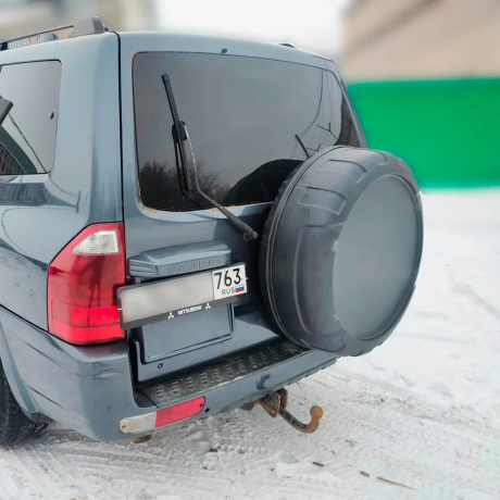 Колпак запасного колеса (Абс гладкий, закрытый) для Mitsubishi Pajero 3 купить недорого с доставкой в Балашиха