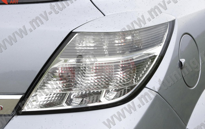 Накладки на задние фонари (реснички) для Opel Astra H/GTC (2005-2011) купить недорого с доставкой в Балашиха