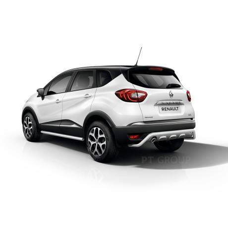 Защита порогов прямая d63мм (НПС) RENAULT Kaptur (2016-н.в.) купить недорого с доставкой в Балашиха