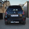 ТСУ /съёмный квадрат/ с НЕРЖ накладкой RENAULT Duster 2016-2020 г.в. купить недорого с доставкой в Балашиха