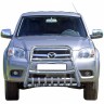 Кенгурин «Высокий» с дополнительной защитой двигателя для Mazda BT-50 picup (2006-2011)(Окрашенное) купить недорого с доставкой в Балашиха