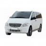 Защита переднего бампера «Труба» (d63,5) для Mersedes-Benz Viano (& Vito) колесная база 3200, (2010-2014)(Окрашенное) купить недорого с доставкой в Балашиха