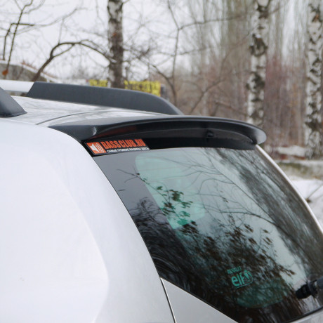Лип-спойлер "DM-style" (тисненый пластик) для Renault Duster (2010-2021) купить недорого с доставкой в Балашиха