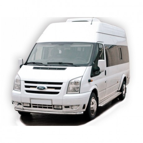 Защита переднего бампера «Труба» (d63.5) для Ford Transit T460 (2006-2015)(Окрашенное) купить недорого с доставкой в Балашиха