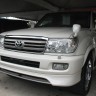 Накладка на передний бампер (сток) Toyota Land Cruiser 100 купить недорого с доставкой в Балашиха