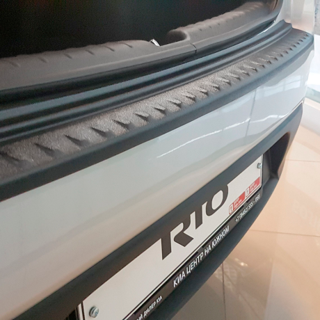 Накладка на задний бампер (ABS) KIA RIO Седан (2018-н.в.) купить недорого с доставкой в Балашиха