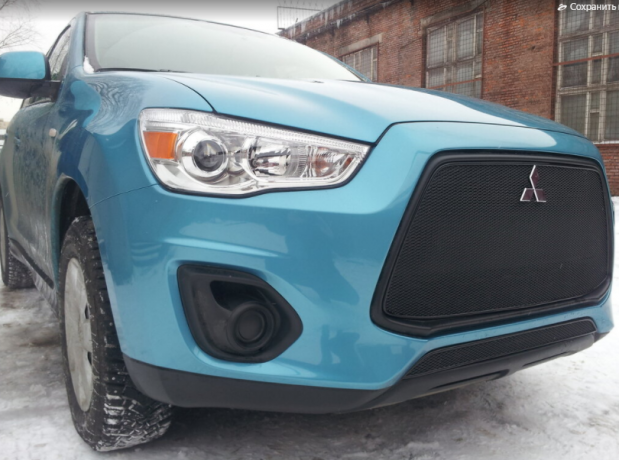 Защита радиатора "PREMIUM" Mitsubishi ASX (2012-2016) купить недорого с доставкой в Балашиха