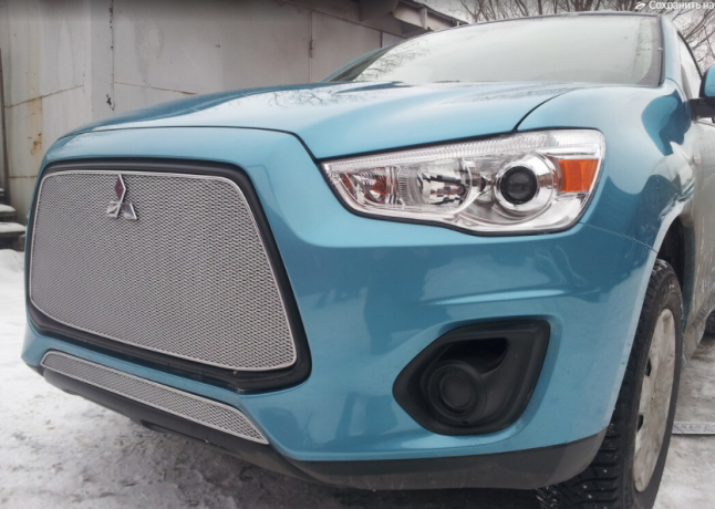 Защита радиатора "PREMIUM" Mitsubishi ASX (2012-2016) купить недорого с доставкой в Балашиха