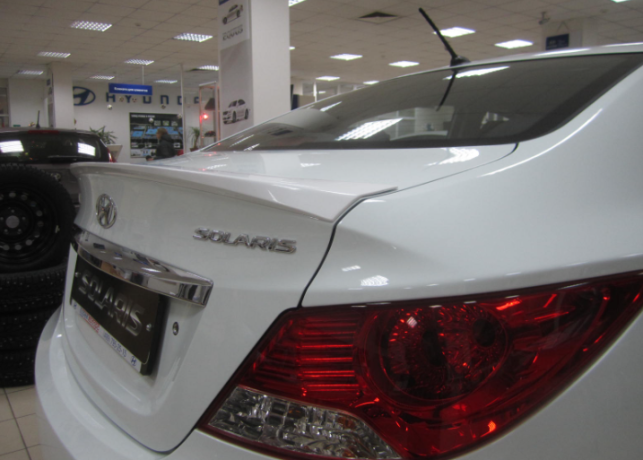 Лип-спойлер для Hyundai Solaris (2010-2016) купить недорого с доставкой в Балашиха
