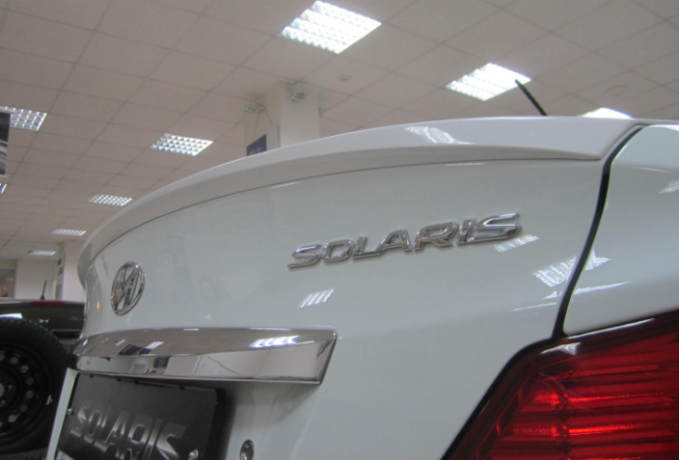 Лип-спойлер для Hyundai Solaris (2010-2016) купить недорого с доставкой в Балашиха