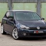 Накладки на пороги "R-Line" для Volkswagen Golf VI (2008-2012) купить недорого с доставкой в Балашиха