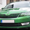 Спойлер переднего бампера (под покраску) для Skoda Rapid (2012-н.в.) купить недорого с доставкой в Балашиха