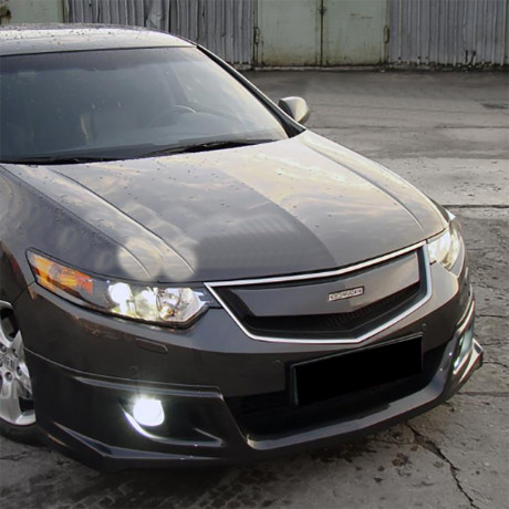 Вставка в оригинальную решетку радиатора (в сборе) "MUGEN Style" для Honda Accord VIII (2008-2010) купить недорого с доставкой в Балашиха