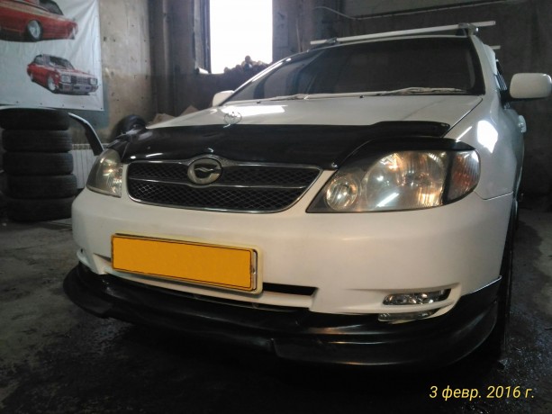 Накладка на передний бампер "TRD" Toyota Corolla (120, 121 Fielder) рест купить недорого с доставкой в Балашиха
