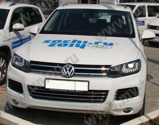 Накладки на фары (реснички) для Volkswagen Touareg (2nd generation) (2010-2015) купить недорого с доставкой в Балашиха