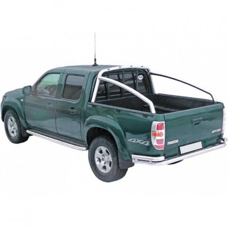 Защитная дуга багажника удлинённая (d63,5) для Mazda BT-50 picup (2006-2011)(Окрашенное) купить недорого с доставкой в Балашиха