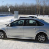 Накладки на пороги "FT" для Ford Focus 2 (седан, хетчбэк 5-дв.)(2004-2011) купить недорого с доставкой в Балашиха