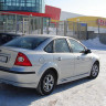 Накладки на пороги "FT" для Ford Focus 2 (седан, хетчбэк 5-дв.)(2004-2011) купить недорого с доставкой в Балашиха
