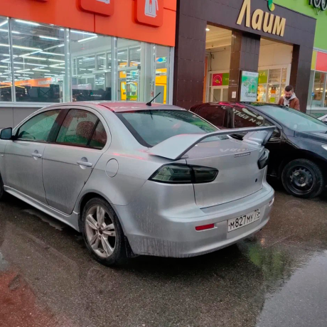 Спойлер "EVO" для Mitsubishi Lancer 10 (2007-2016) купить недорого с доставкой в Балашиха