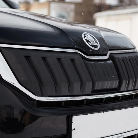 Зимний экран верхний, (текстурный пластик) для Skoda Kodiaq (2016-2021) купить недорого с доставкой в Балашиха
