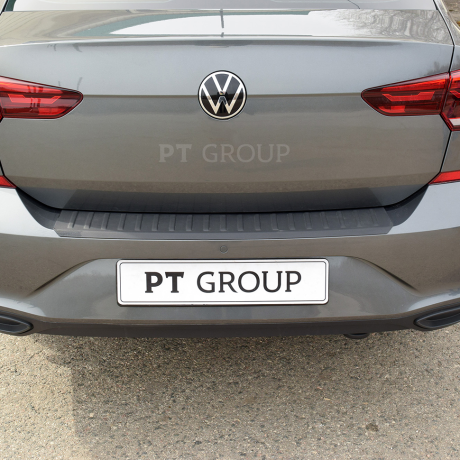 Накладка на задний бампер (ABS) Volkswagen Polo (2020-н.в.) купить недорого с доставкой в Балашиха