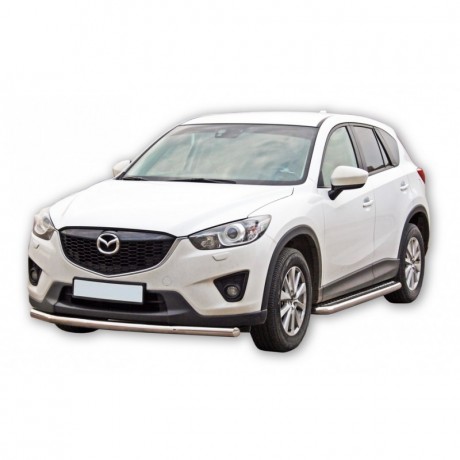 Защита переднего бампера «Труба» (d51) для Mazda CX-5 (2011-2016)(Окрашенное) купить недорого с доставкой в Балашиха