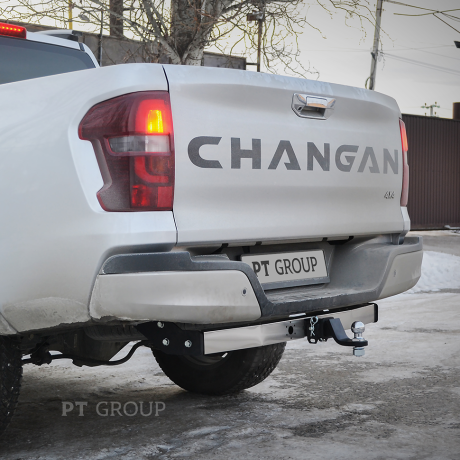 ТСУ /съемный квадрат/ с НЕРЖ накладкой Changan Hunter Plus 2023- купить недорого с доставкой в Балашиха